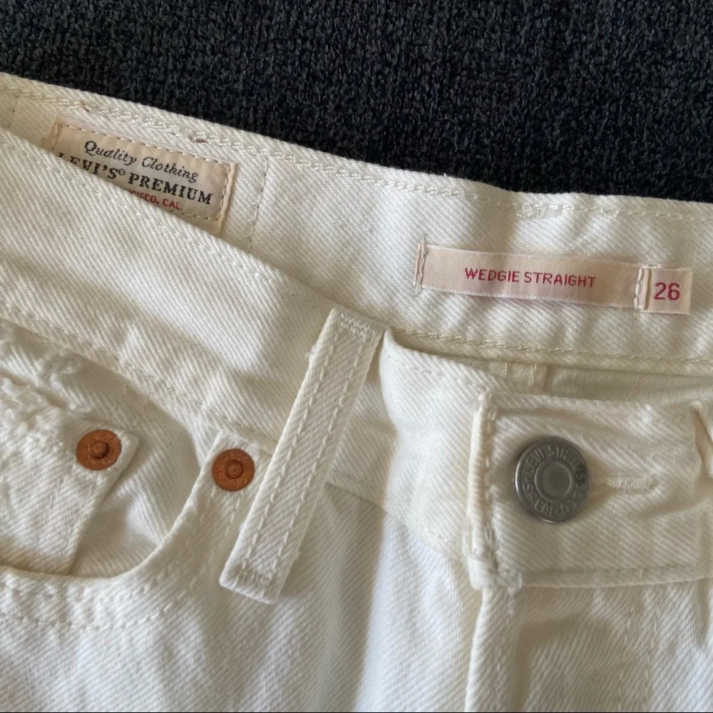 WEDGIE STRAIGHT FIT WOMEN'S Denim JEANS - Size 26 - Cloud Blank - Picture 6 of 9